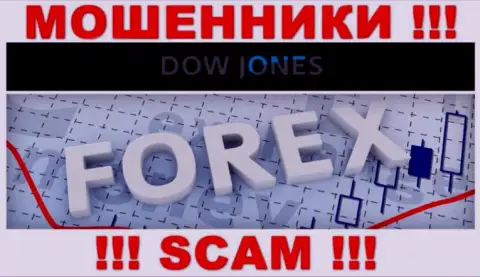 Dow Jones Market говорят своим доверчивым клиентам, что трудятся в области Forex