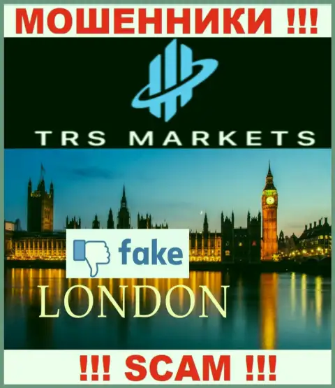 Не нужно доверять интернет мошенникам из компании TRS Markets - они публикуют липовую информацию о юрисдикции