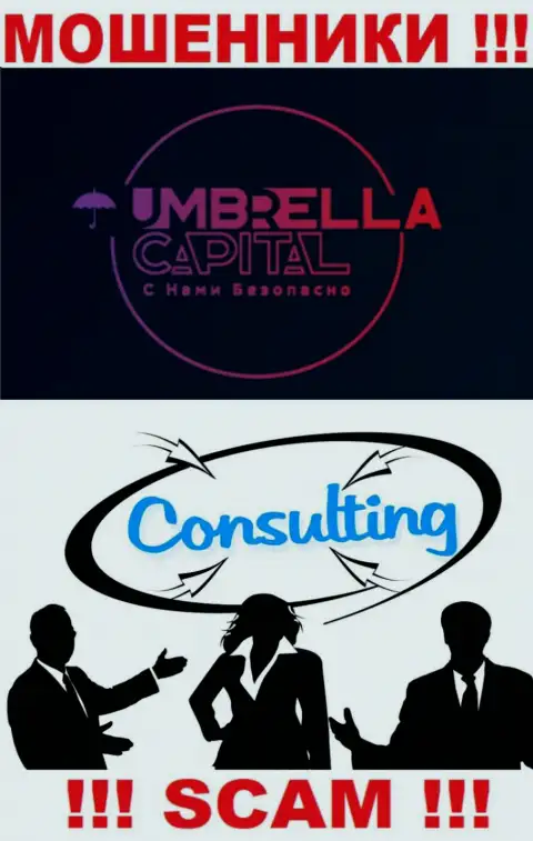 Umbrella-Capital Ru - это ШУЛЕРА, род деятельности которых - Consulting