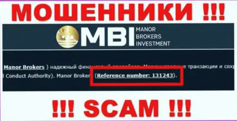 Хотя Manor Brokers Investment и размещают на web-сайте лицензию, будьте в курсе - они все равно КИДАЛЫ !!!