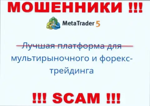 Деятельность воров MetaTrader 5: ПО - это ловушка для наивных клиентов