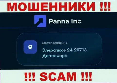 Адрес компании Panna Inc на сайте - ложный !!! БУДЬТЕ БДИТЕЛЬНЫ !!!