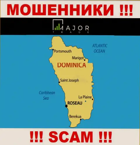 Мошенники Major Trade засели на территории - Содружество Доминики, чтоб скрыться от наказания - МОШЕННИКИ