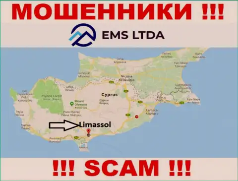 Аферисты EMSLTDA расположились на оффшорной территории - Limassol, Cyprus