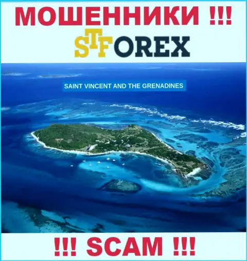 STForex это internet-мошенники, имеют офшорную регистрацию на территории St. Vincent and the Grenadines