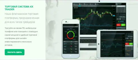 Платформа для трейдинга KX TRADER компании KIEXO