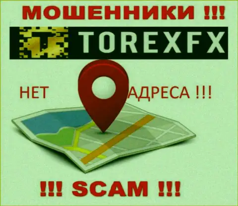 TorexFX 42 Marketing Limited не показали свое местоположение, на их ресурсе нет данных о юридическом адресе регистрации